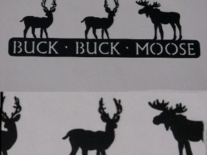 Moose Elk Deer Decor -  Log Cabin Decor