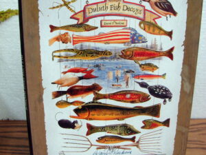 Grand Daddy Bait Co Jerry Eppel Original Sweet Sixteen Crappie Wall Hanging, Moose-R-Us.Com Log Cabin Decor