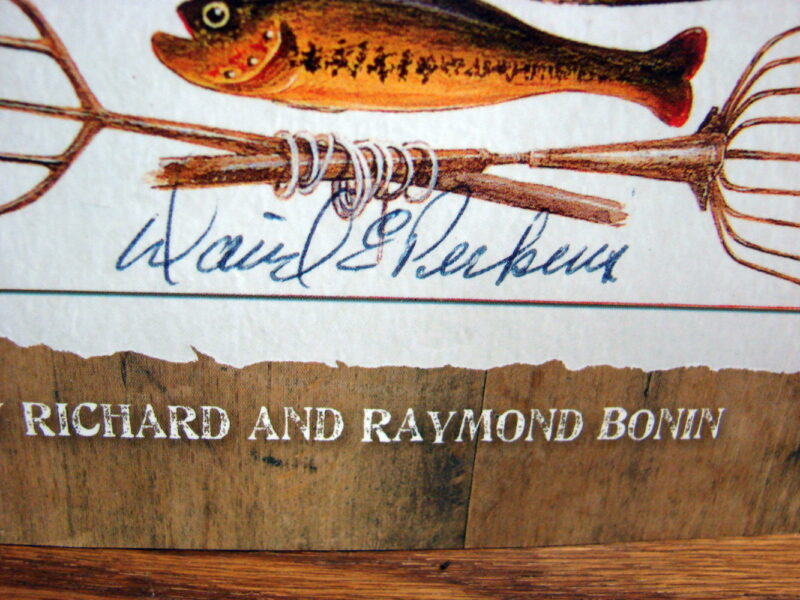 Vintage Duluth Fish Decoy DFD David Perkins Folk Art Book Signed, Moose-R-Us.Com Log Cabin Decor