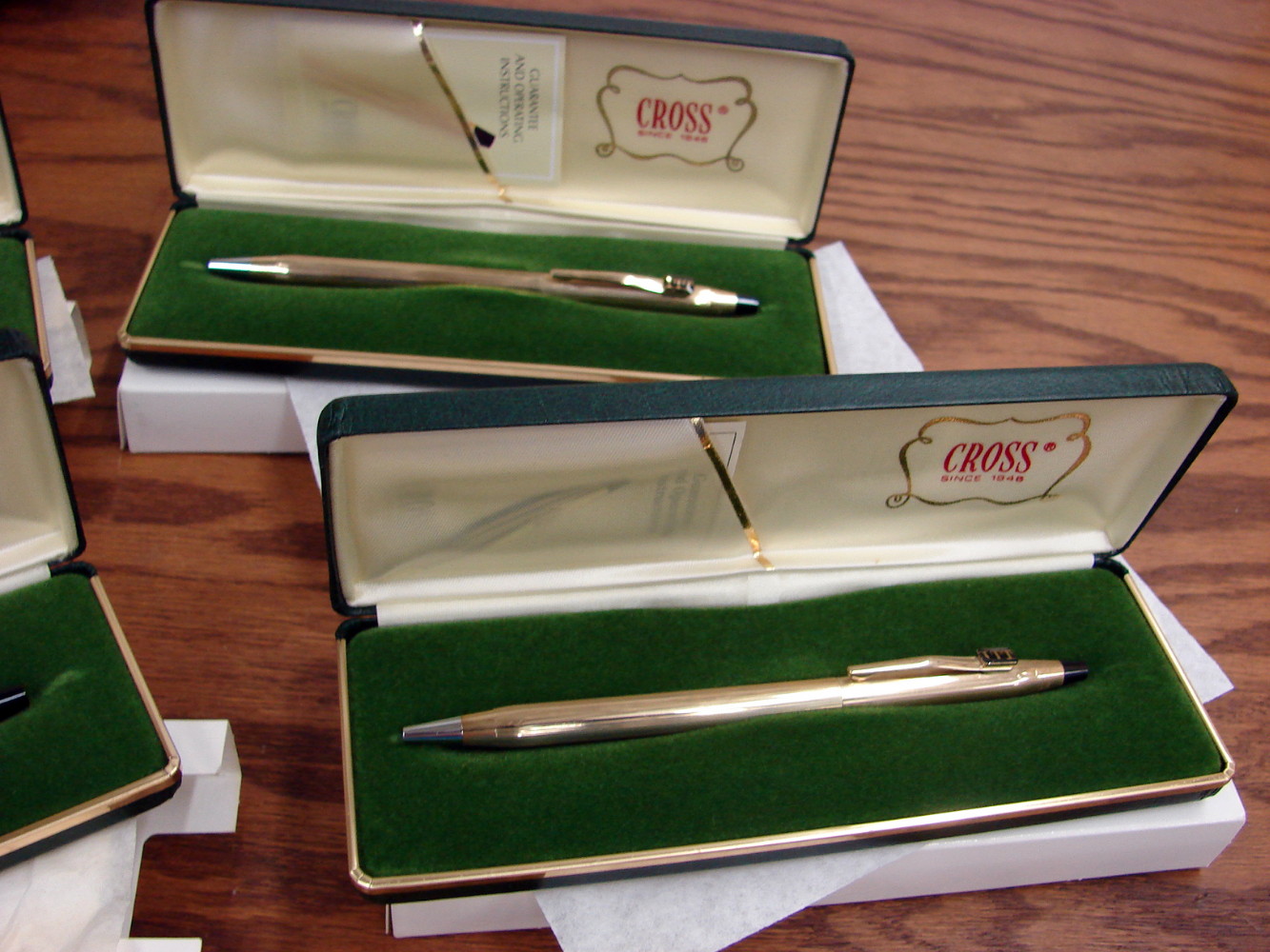 Vintage NOS Swiss Scribe Pen and Pencil Set in Original Box.
