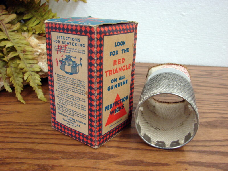 Vintage Perfection Red Triangle 325 Kerosene Room Heater Wick, Moose-R-Us.Com Log Cabin Decor