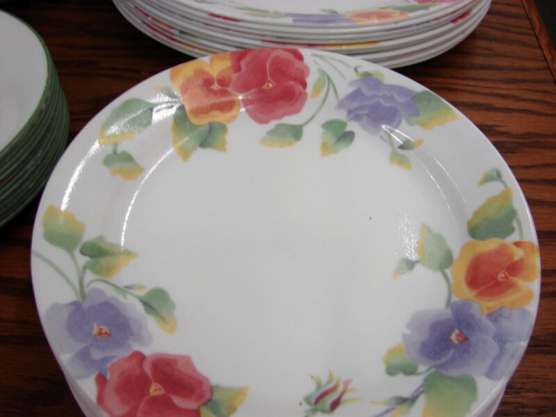 Vintage Corning Ware USA Summer Blush Pansy&#8217;s Flowers Kitchen Dining Accessories, Moose-R-Us.Com Log Cabin Decor