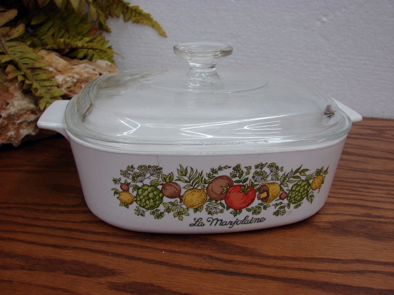 Vintage Corning Ware 3 Quart Casserole Dish L'Echalote La