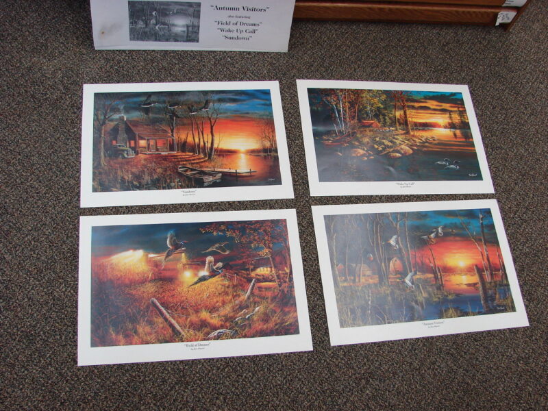 Jim Hansel Beauty of America Wildlife Collection 4 Prints, Moose-R-Us.Com Log Cabin Decor