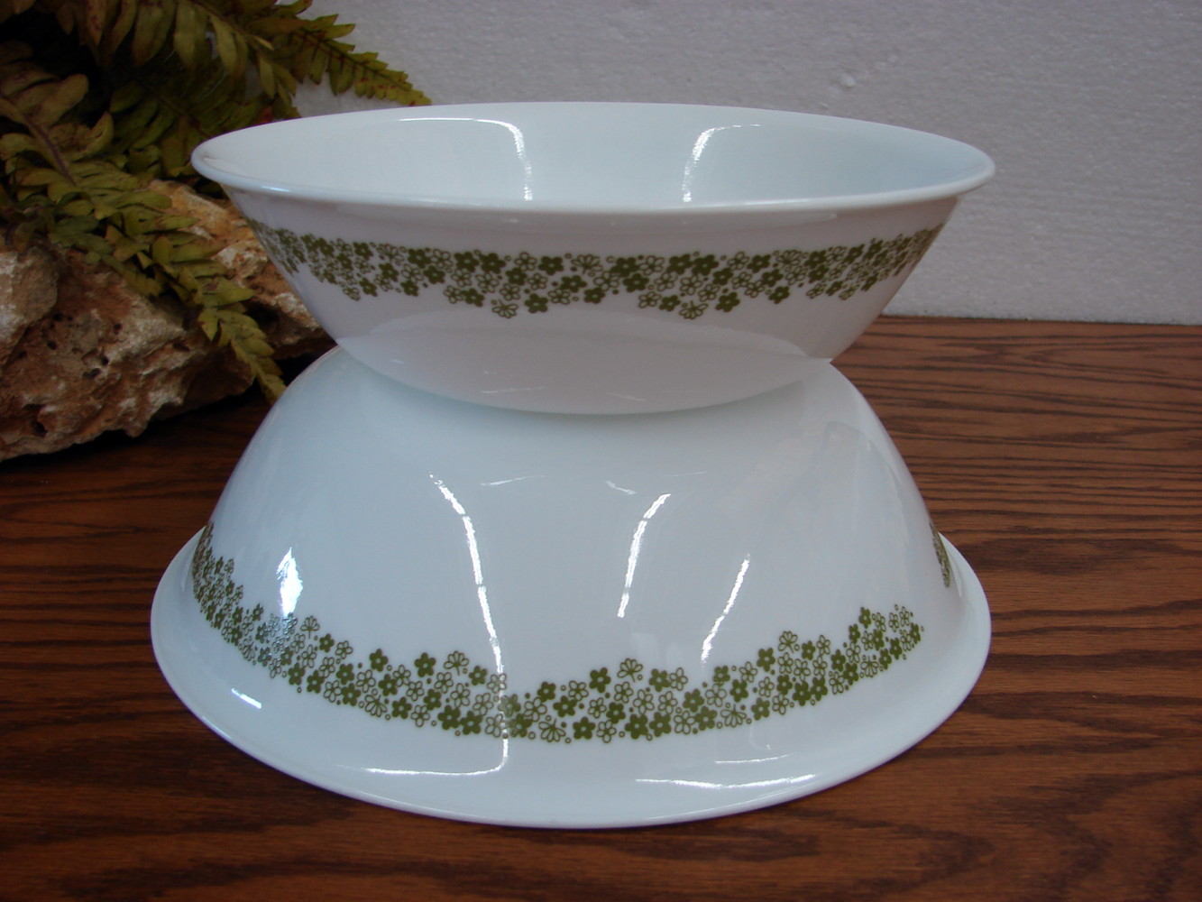 Corelle Pyrex Spring Blossom Crazy Daisy Replacement Dishes Plate Bowl Green