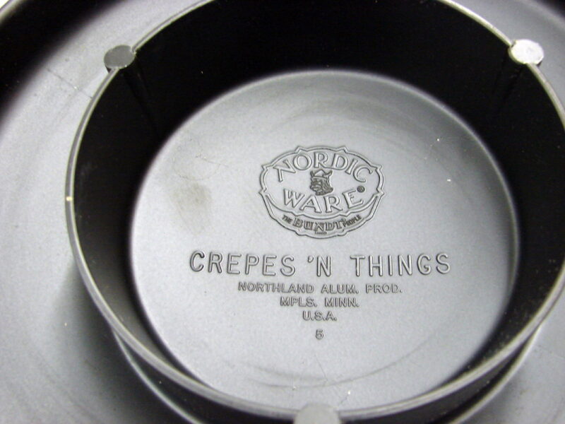 Vintage Scandinavian Nordic Ware Crepes n&#8217; Things Crepe Pan Iron, Moose-R-Us.Com Log Cabin Decor