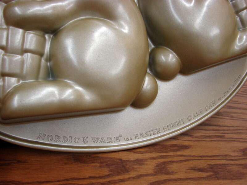 Scandinavian Nordic Ware Heavy Duty Easter Bunny Mold Cake Pan 10 Cups, Moose-R-Us.Com Log Cabin Decor