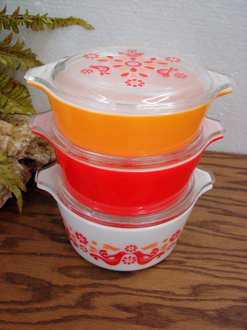 Vintage PYREX Friendship Kitchen Accessories Bowls Casserole, Moose-R-Us.Com Log Cabin Decor