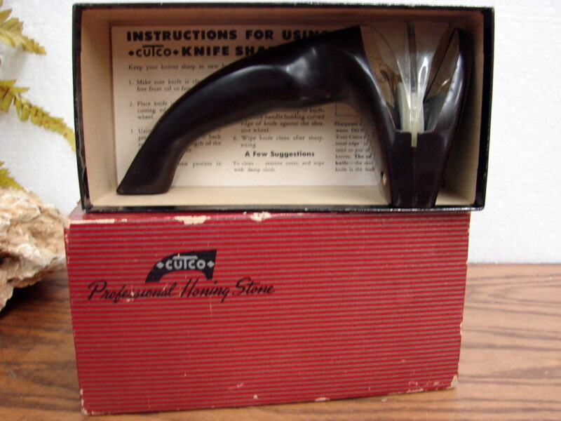 Vintage Cutco Knife Sharpener Professional NIB, Moose-R-Us.Com Log Cabin Decor