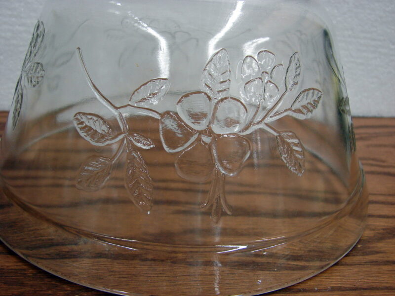 Vintage MCM Federal Glass Crystal Blossoms Clear Nest Mixing Serving Bowls, Moose-R-Us.Com Log Cabin Decor