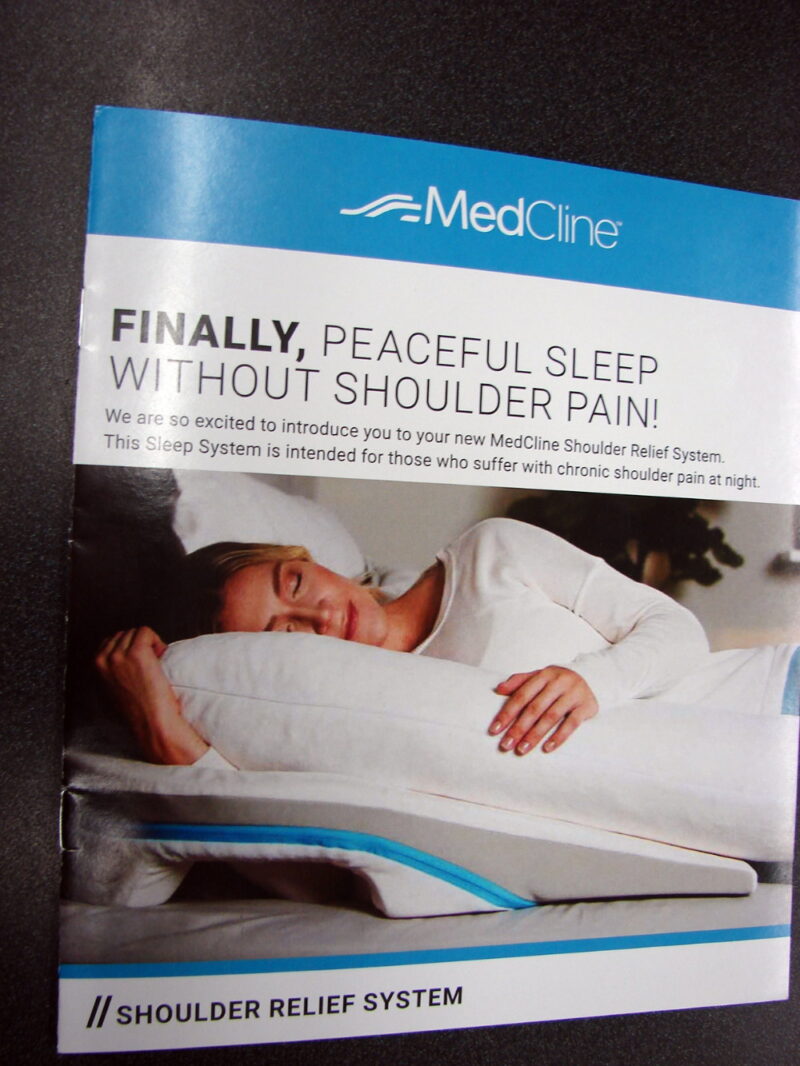 Brand New MedCline Shoulder Relief System Acid Reflux Wedge Body Pillow, Moose-R-Us.Com Log Cabin Decor