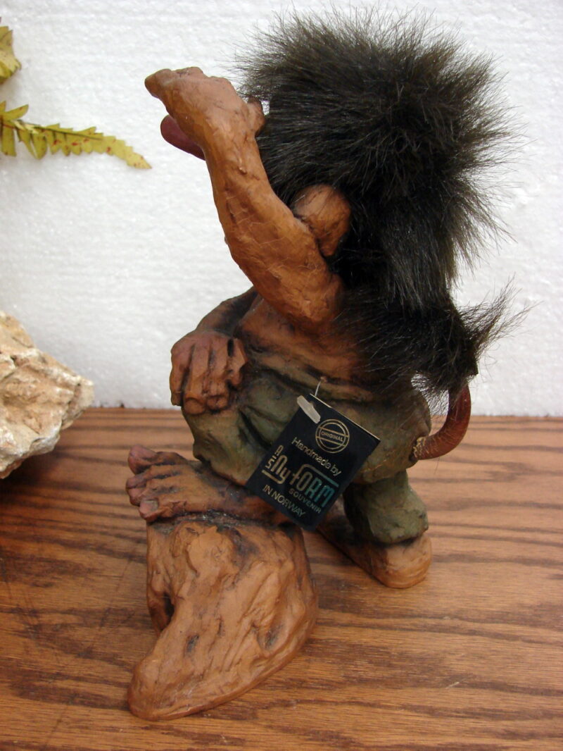 Vintage Nyform Look Out Norwegian Troll w/ Tag Handmade Norway #176, Moose-R-Us.Com Log Cabin Decor