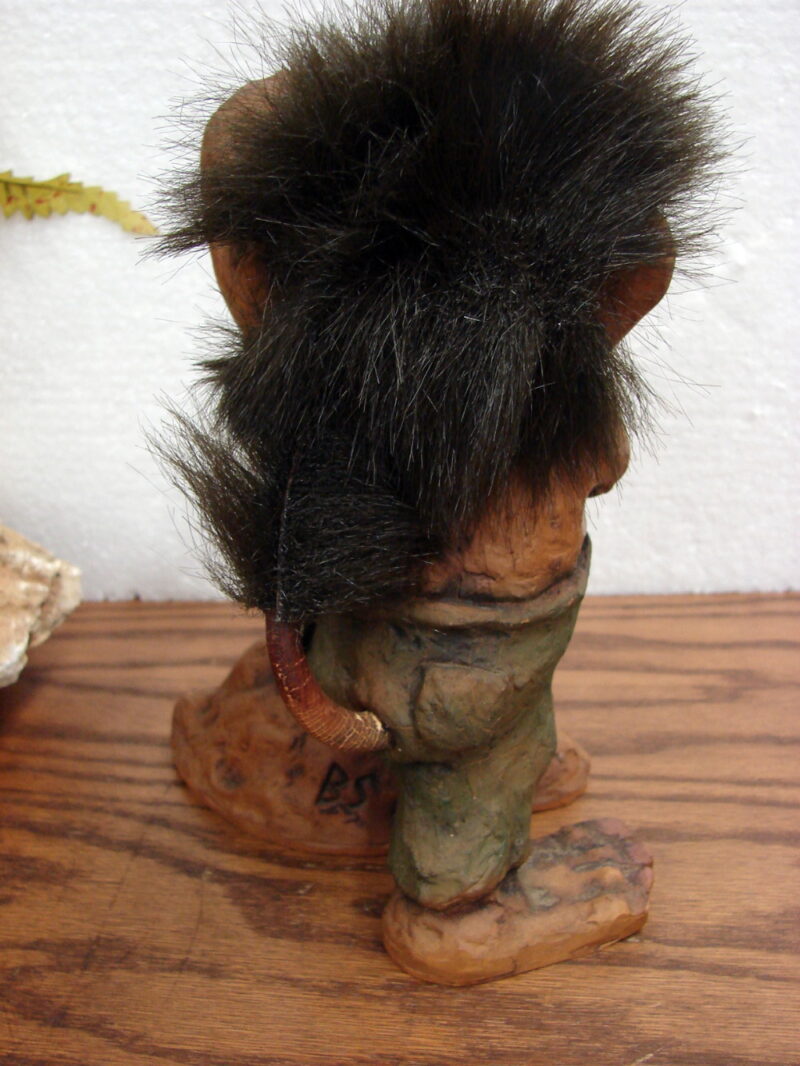 Vintage Nyform Look Out Norwegian Troll w/ Tag Handmade Norway #176, Moose-R-Us.Com Log Cabin Decor