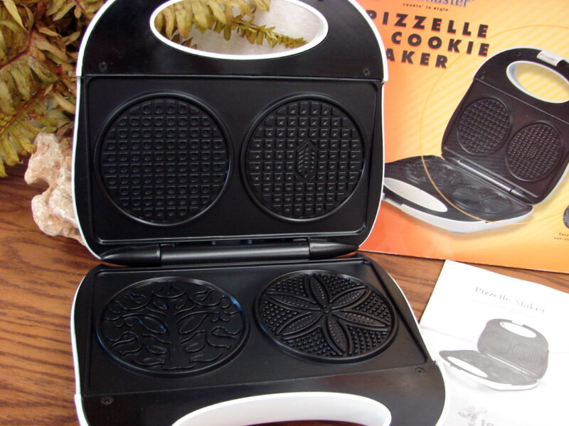 Vintage Electric Pizzelle Baker Authentic Waffle Cookie Iron Toastmaster NIB #208, Moose-R-Us.Com Log Cabin Decor