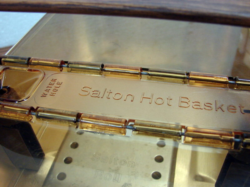 Vintage MCM Salton Cosmopolitan Hot Basket BH-2 Electric Bread Bun Warmer, Moose-R-Us.Com Log Cabin Decor