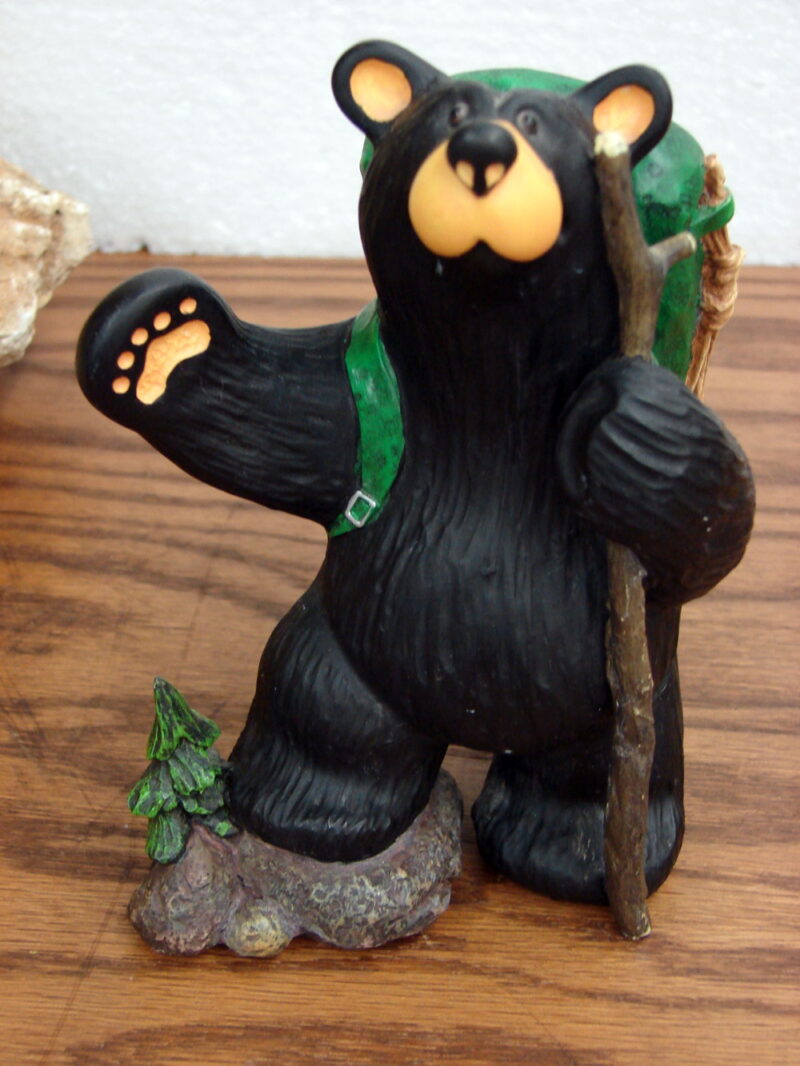 Big Sky Carvers Bearfoots Bears Jeff Fleming Father Hiker Retired, Moose-R-Us.Com Log Cabin Decor