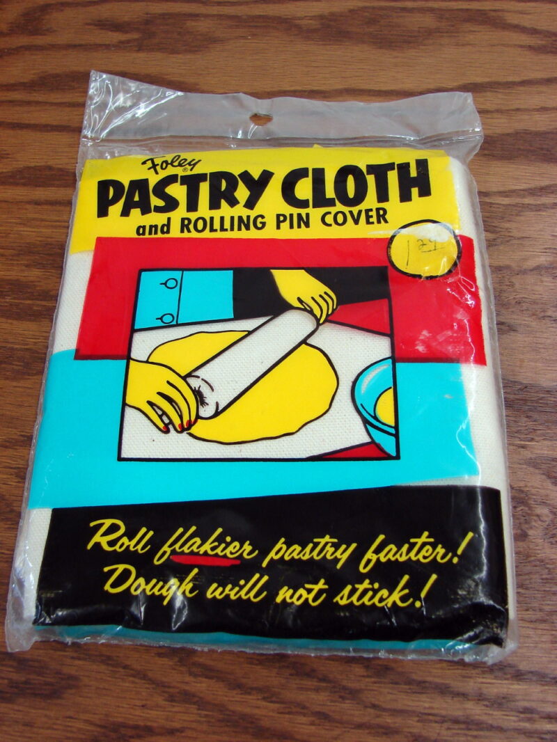 Vintage Replacement Foley Pastry Cloth Rolling Pin Cover Brand New in Package, Moose-R-Us.Com Log Cabin Decor