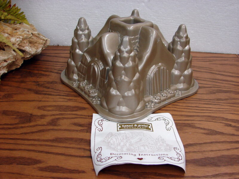 Scandinavian Nordic Ware Heavy Duty Hansel Gretel Bundt Cake Mold Cottage Pan, Moose-R-Us.Com Log Cabin Decor