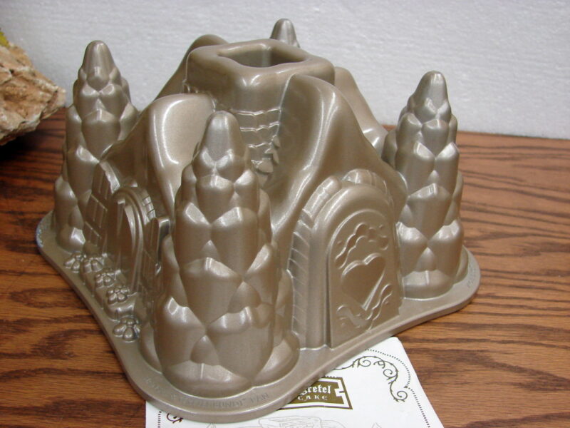 Scandinavian Nordic Ware Heavy Duty Hansel Gretel Bundt Cake Mold Cottage Pan, Moose-R-Us.Com Log Cabin Decor