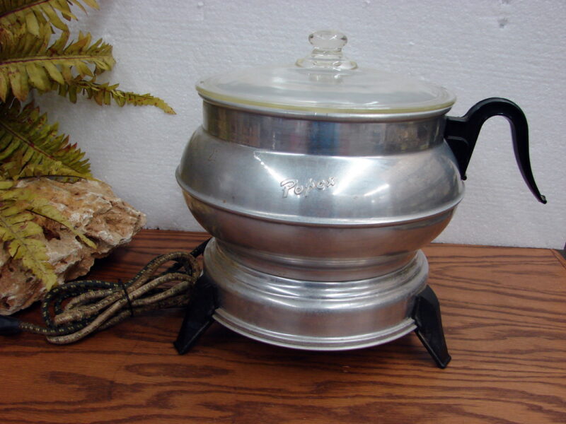 Vintage MCM Chrome Art Deco Popex Popcorn Popper, Moose-R-Us.Com Log Cabin Decor