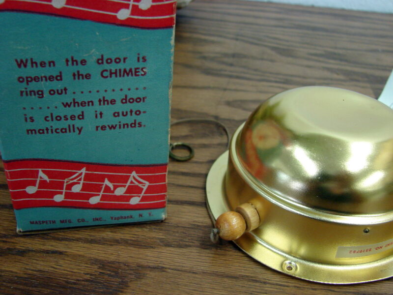 Vintage Silent Night Swiss Musical Door Chime Christmas Season Pull String NIB, Moose-R-Us.Com Log Cabin Decor