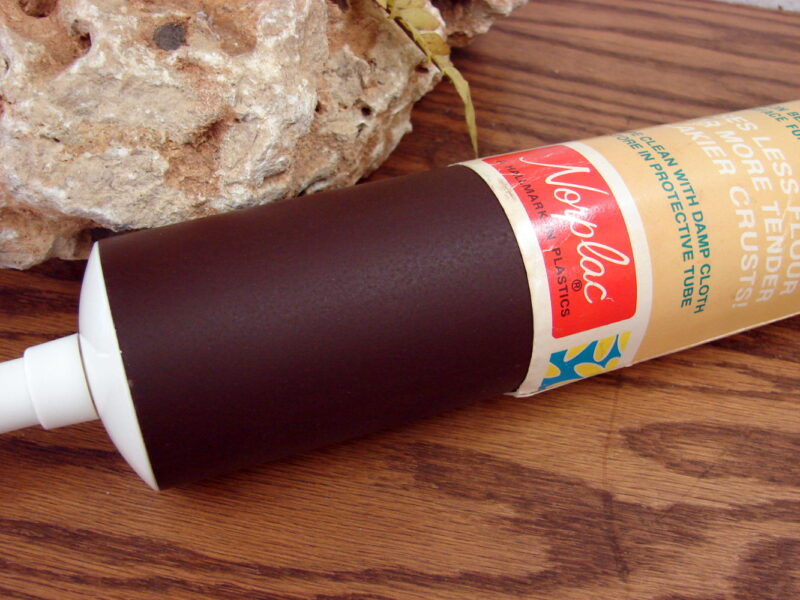 Vintage Norplac Teflon Finish Non Stick Rolling Pin in Cardboard Sleeve, Moose-R-Us.Com Log Cabin Decor