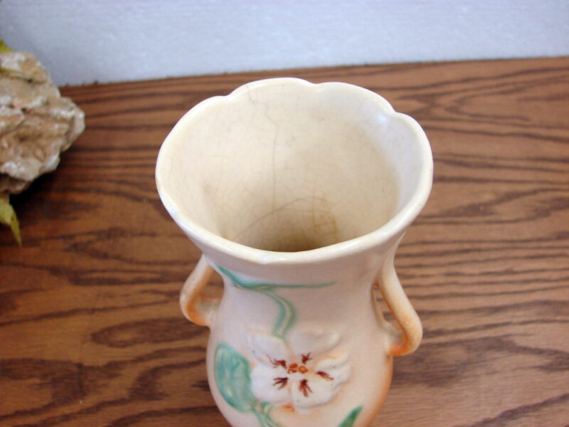 Vintage Weller Pottery Nasturtium Flower Arts &#038; Crafts Vase, Moose-R-Us.Com Log Cabin Decor