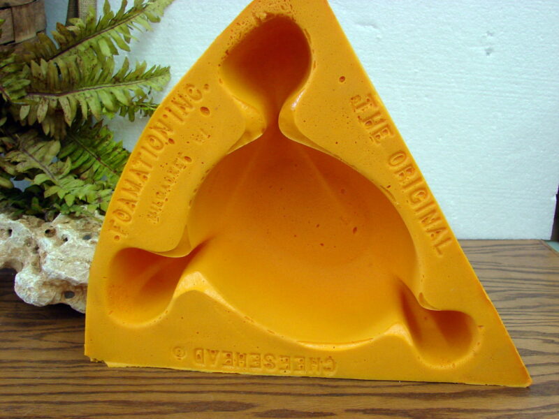 Foamation The Original Cheesehead Foam Hat Souvenir Milwaukee Wisconsin, Moose-R-Us.Com Log Cabin Decor