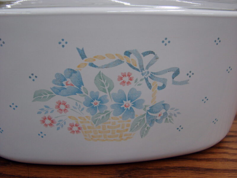 Vintage Corning Ware Country Cornflower Corning Oven Microwave Accessories, Moose-R-Us.Com Log Cabin Decor