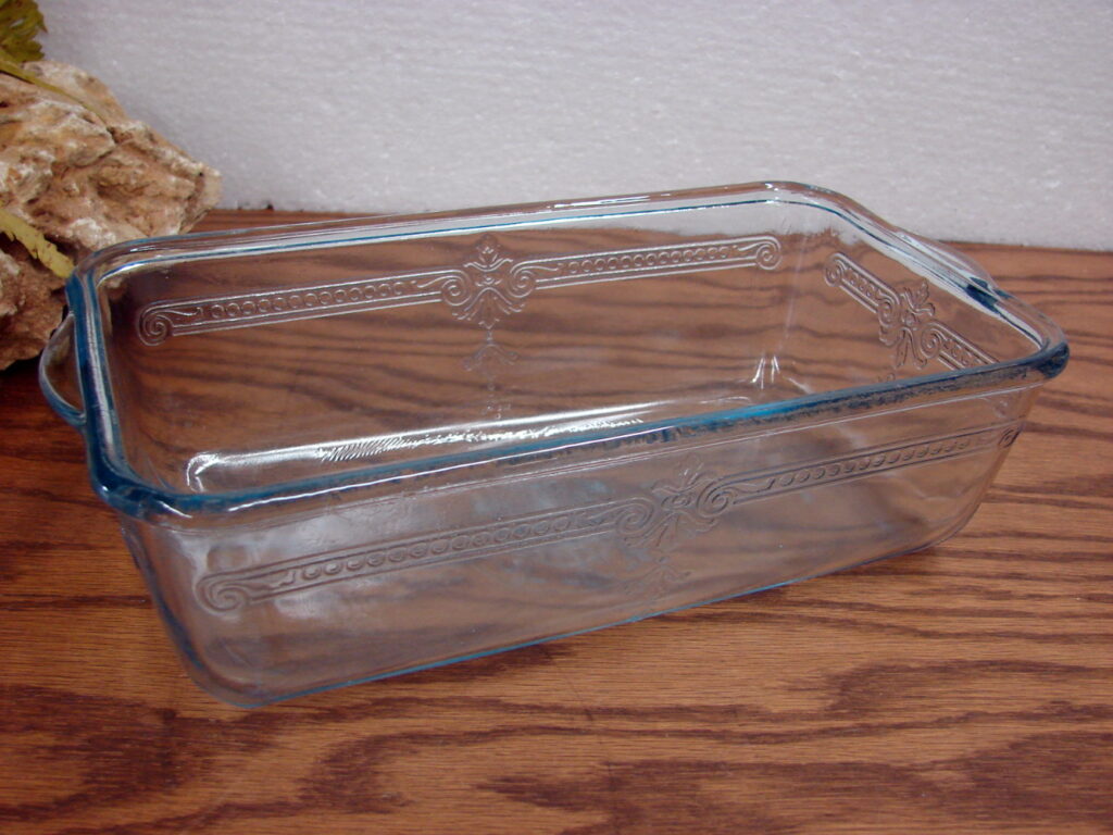 Vintage Fire King Sapphire Blue Philbe Loaf Bread Pan - Moose-R-Us.Com ...