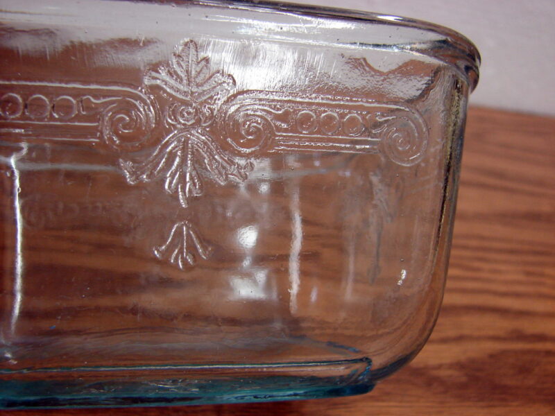 Vintage Fire King Sapphire Blue Philbe Refrigerator Dish Small No Lid, Moose-R-Us.Com Log Cabin Decor