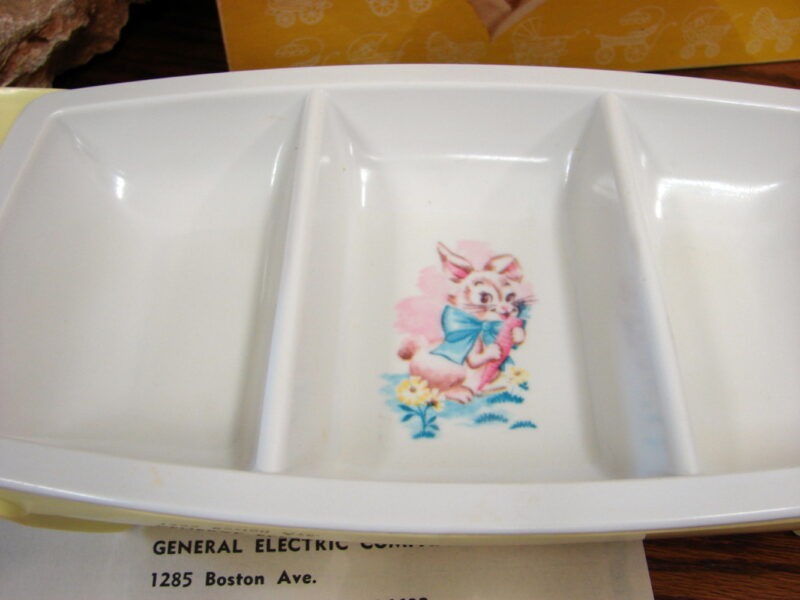 Vintage GE Oil Filled Electric Heat N Serve Baby Food Serving Warmer Dish w/ Box Tested, Moose-R-Us.Com Log Cabin Decor