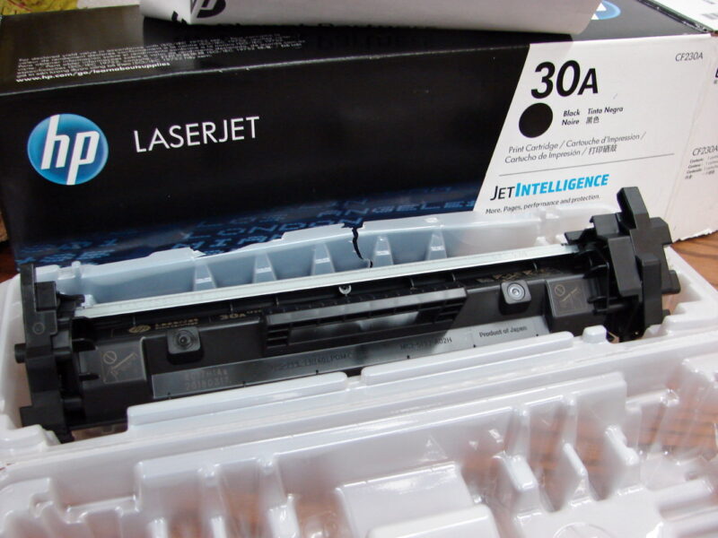 Brand New Authentic Original HP 30A LaserJet Toner Cartridge, Moose-R-Us.Com Log Cabin Decor