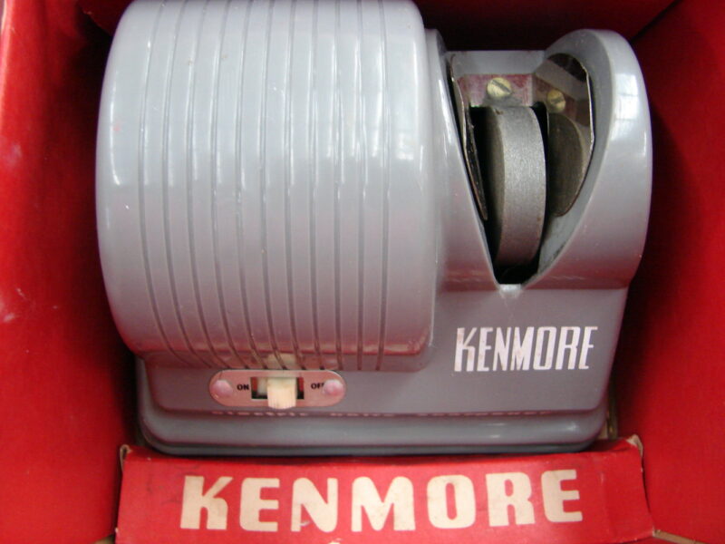 Vintage Kenmore Electric Knife Sharpener Box Instruction Book #8353, Moose-R-Us.Com Log Cabin Decor