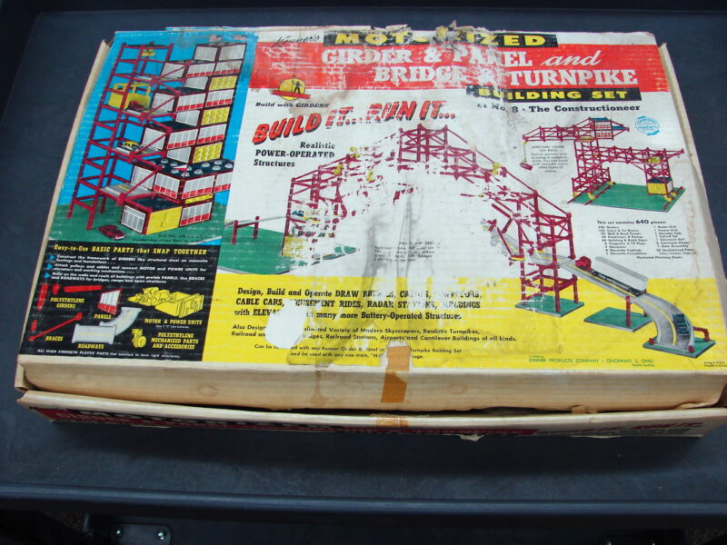 Vintage Kenner&#8217;s Motorized Girder Panel Bridge Turnpike Building Set No. 8 Books, Moose-R-Us.Com Log Cabin Decor