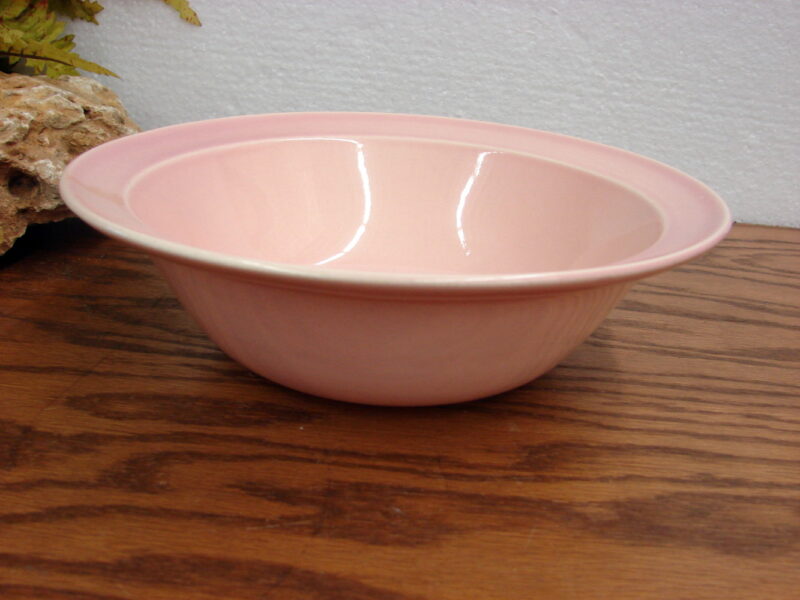 Vintage Taylor Smith Lu-Ray Pastels Windsor Pink 9&#8243; Fat Rim Serving Bowl, Moose-R-Us.Com Log Cabin Decor