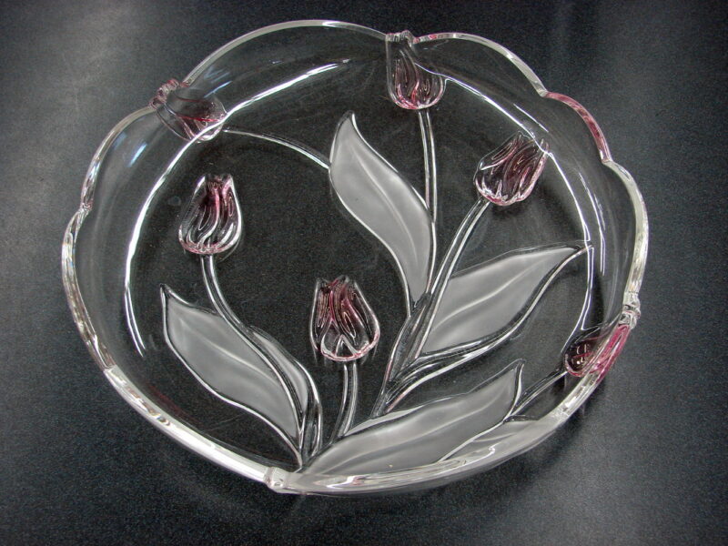 Mikasa Lead Crystal Collection Console Bowl Tray Serving Platter France Germany, Moose-R-Us.Com Log Cabin Decor