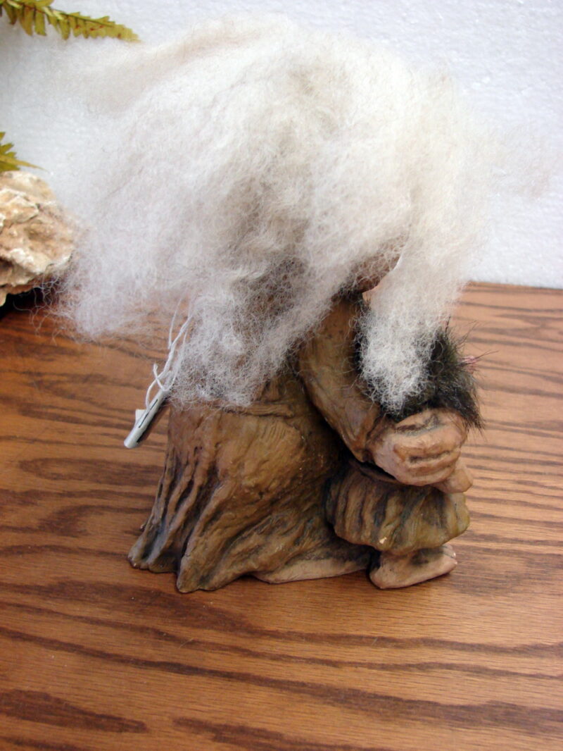 Vintage Grandma Child Norwegian Nyform Troll w/ Tag Handmade Norway #266, Moose-R-Us.Com Log Cabin Decor