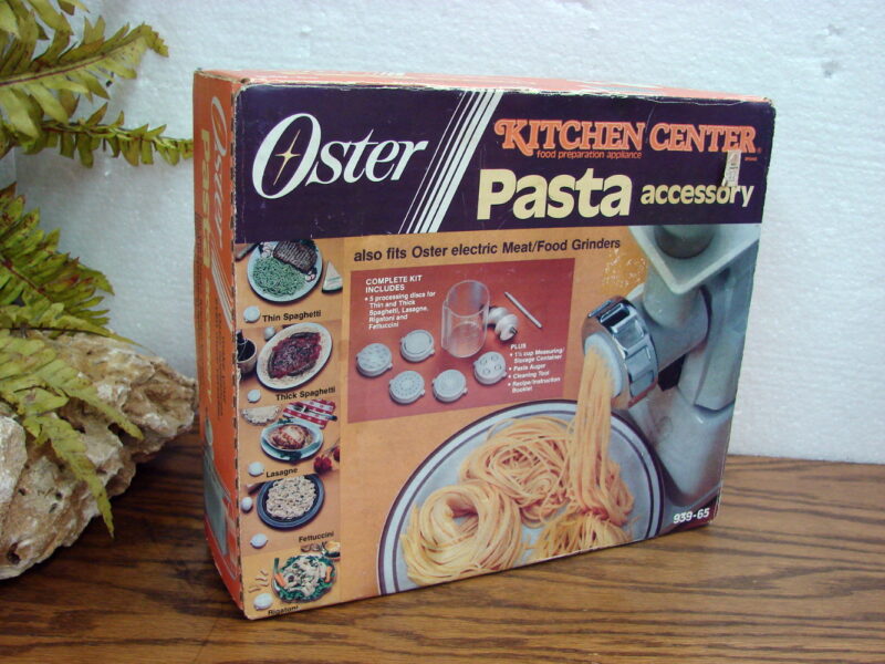 Oster Kitchen Center Pasta Accessory Parts Original Box 939-65, Moose-R-Us.Com Log Cabin Decor