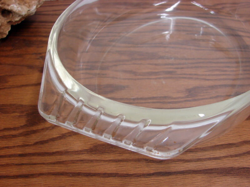 Vintage PYREX #088 Clear Oval 3 Quart Roasting Pan Baking Dish w/ Handles, Moose-R-Us.Com Log Cabin Decor