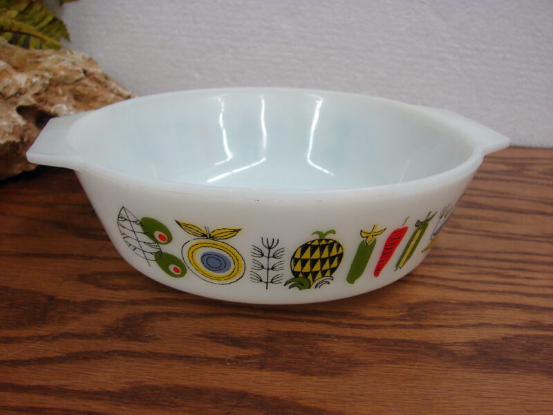 Vintage PYREX Harvest Vegetable Made in England Casserole #509, Moose-R-Us.Com Log Cabin Decor