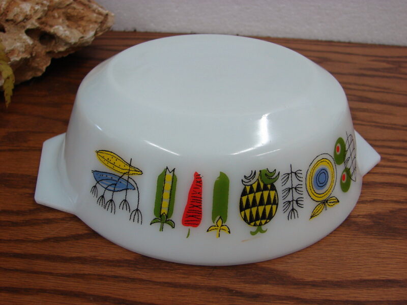 Vintage PYREX Harvest Vegetable Made in England Casserole #509, Moose-R-Us.Com Log Cabin Decor