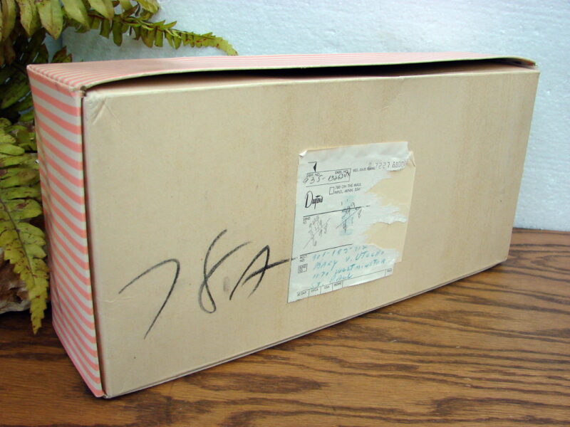 Vintage Prop 1950&#8217;s Bestform Bra Box Only Bandeau Shipping Label Dayton&#8217;s, Moose-R-Us.Com Log Cabin Decor