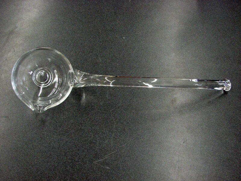 Viking Glass Crystal Punch Bowl Ladle w/ Pour Spout 14” Hand Blown, Moose-R-Us.Com Log Cabin Decor