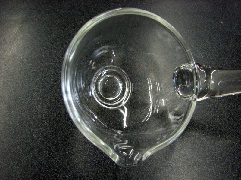 Viking Glass Crystal Punch Bowl Ladle w/ Pour Spout 14” Hand Blown, Moose-R-Us.Com Log Cabin Decor