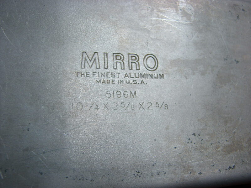 Vintage Mirro Aluminum Sliding Lid Loaf Pan Baking Lasagna Cake 5196M ...