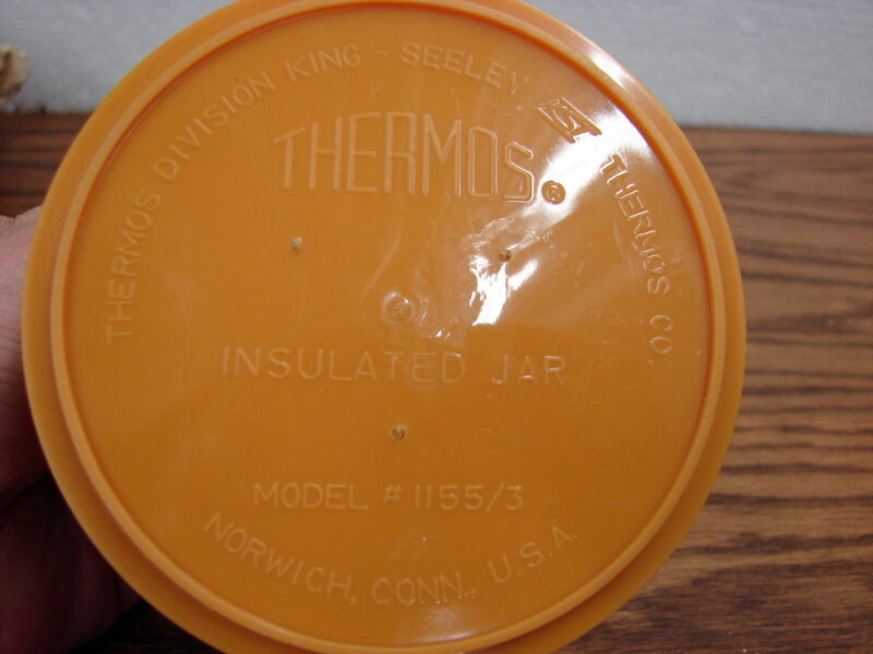 Vintage Thermos King Seeley Gold/White Insulated Food Soup Container #1155, Moose-R-Us.Com Log Cabin Decor