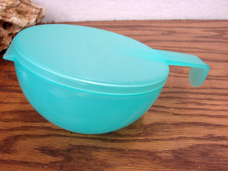 Tupperware Keeper #5105 Cut Tomato Onion Forget Me Not, Moose-R-Us.Com Log Cabin Decor