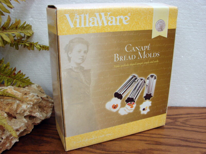 Villaware Canape Bread Molds Set of 3 Classic Italian Kitchenware New In Box, Moose-R-Us.Com Log Cabin Decor