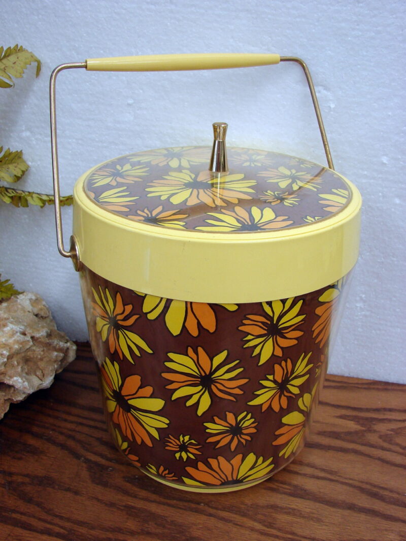 Vintage West Bend Thermo-Serv Ice Bucket Barware Retro Style Insulated, Moose-R-Us.Com Log Cabin Decor